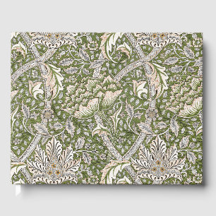 : William Morris Windrush Grünes Muster: Vintage Gästebuch