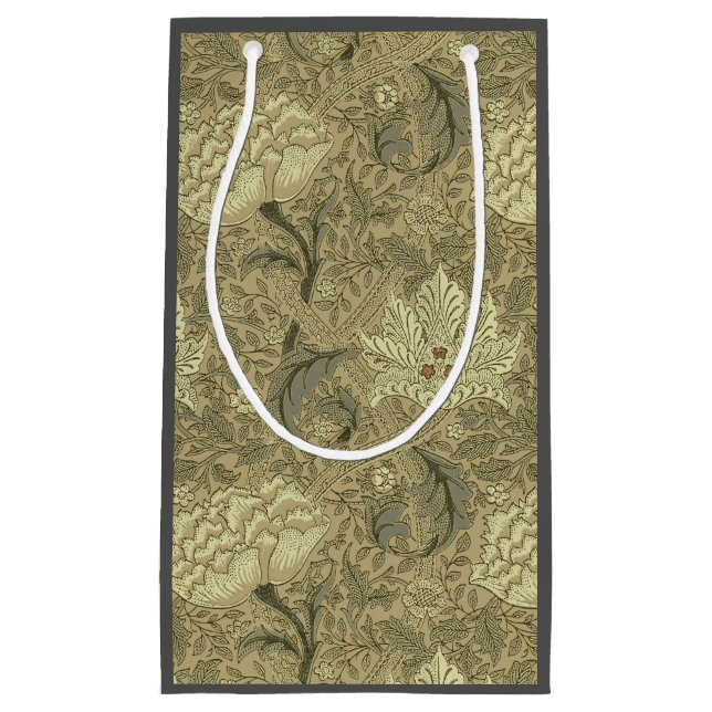 William Morris Windrush Wallpaper Pattern Kleine Geschenktüte (Vorderseite)