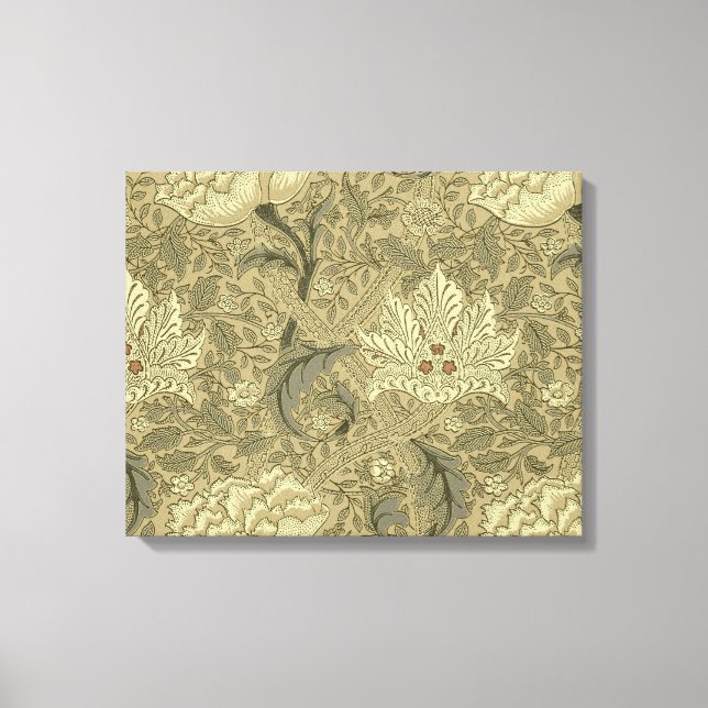 William Morris Windrush Wallpaper Pattern Leinwanddruck (Vorderseite)
