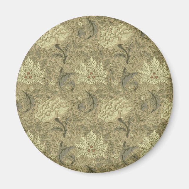 William Morris Windrush Wallpaper Pattern Magnet (Vorne)