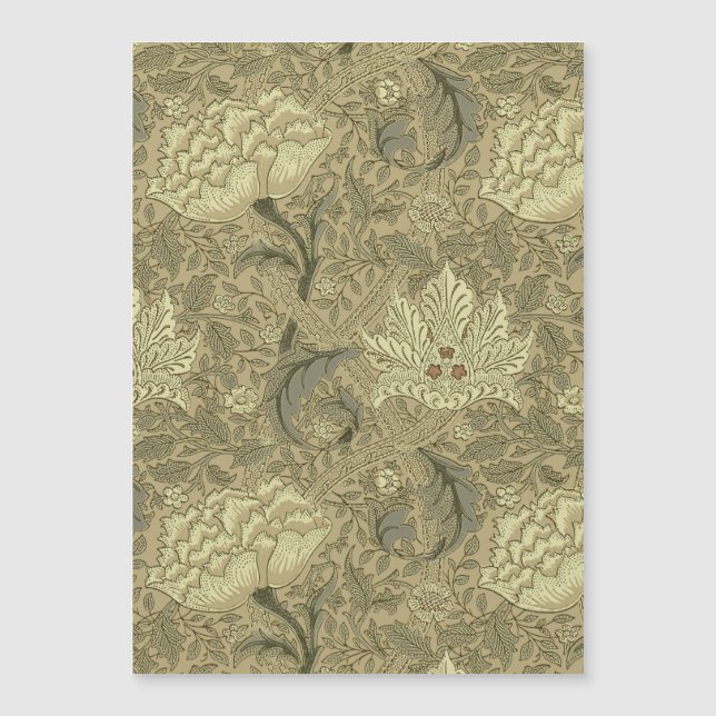 William Morris Windrush Wallpaper Pattern Magnetkarte (Vorderseite)