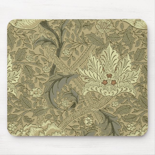 William Morris Windrush Wallpaper Pattern Mousepad (Vorne)