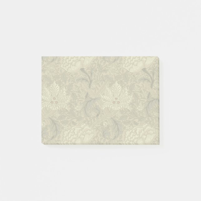 William Morris Windrush Wallpaper Pattern Post-it Klebezettel (Vorderseite)