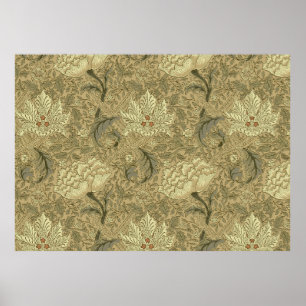 William Morris Windrush Wallpaper Pattern Poster
