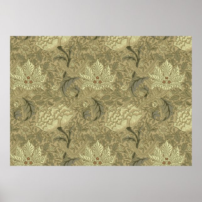 William Morris Windrush Wallpaper Pattern Poster (Vorne)