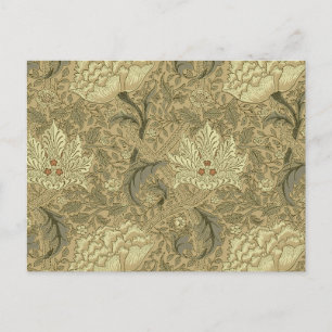 William Morris Windrush Wallpaper Pattern Postkarte