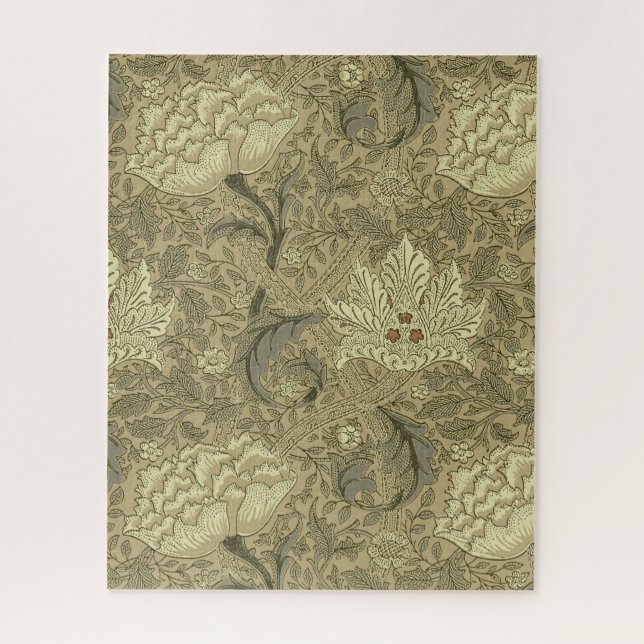 William Morris Windrush Wallpaper Pattern Puzzle (Vertikal)