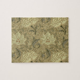 William Morris Windrush Wallpaper Pattern Puzzle