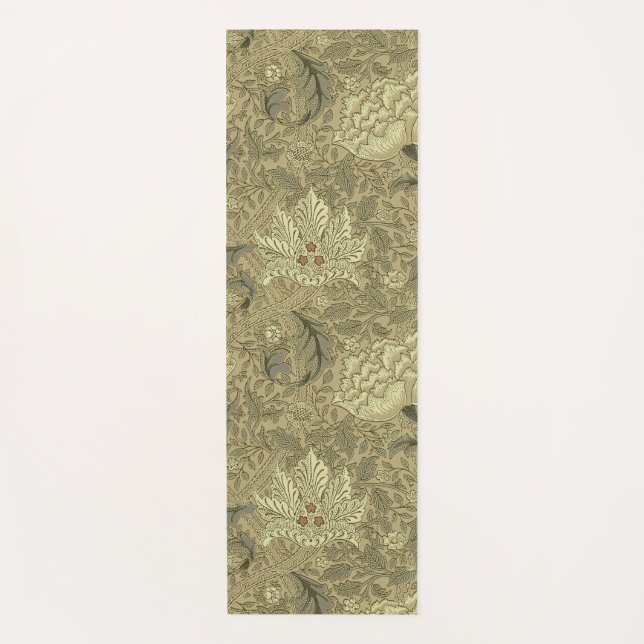 William Morris Windrush Wallpaper Pattern Yogamatte (Vorderseite)