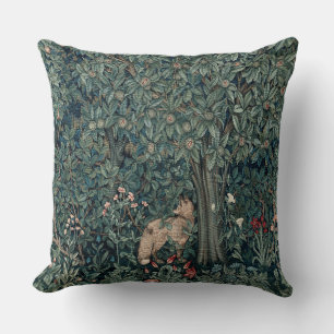William Morris Woodland Tapestry Fox Kissen