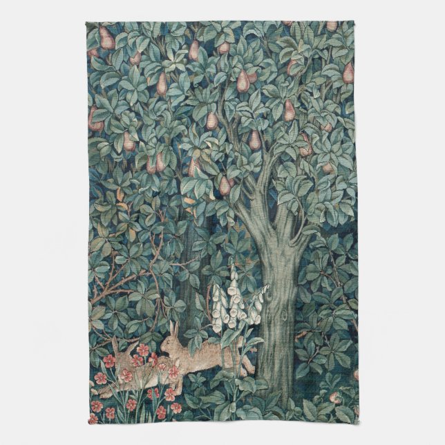 William Morris Woodland Tapestry Rabbits Geschirrtuch (Vertikal)