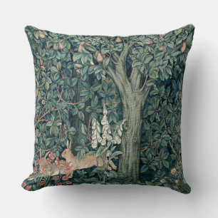 William Morris Woodland Tapestry Rabbits Kissen