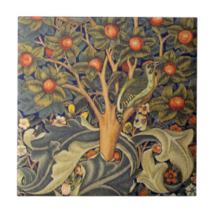 William Morris Woodpecker Pre-Raphaelite Fliese