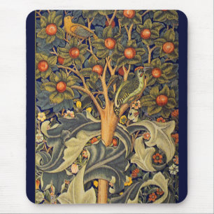 William Morris Woodpecker Pre-Raphaelite Mousepad