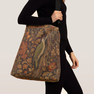 William Morris Woodpecker Prestige-Muster Tragetaschen Mit Langen Trägern