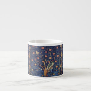 William Morris Woodpecker Tapester Birds Floral Espressotasse