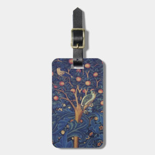 William Morris Woodpecker Tapestes Arts & Crafts Gepäckanhänger