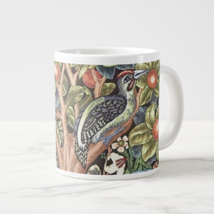 William Morris Woodpecker Tapestes Floral Vintag Jumbo-Tasse