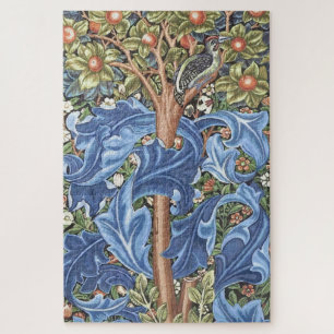 William Morris Woodpecker Tapestes Floral Vintag Puzzle
