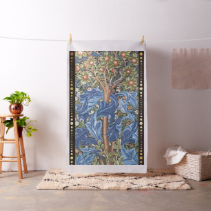 William Morris Woodpecker Tapestes Floral Vintag Stoff