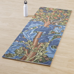William Morris Woodpecker Tapestes Floral Vintag Yogamatte