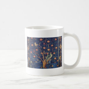 William Morris Woodpecker-Teppich Blau-Design Tasse