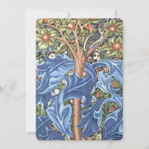 William Morris Woodpecker-Teppich Blumen Vintage