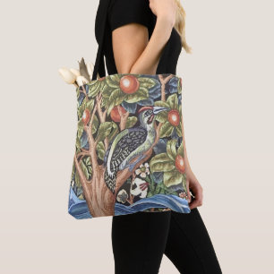 William Morris Woodpecker-Teppich Floral Vintage