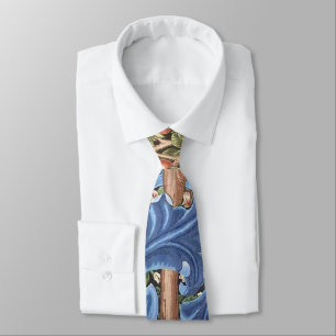 William Morris Woodpecker-Teppich Floral Vintage Krawatte
