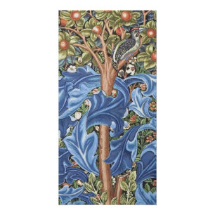 William Morris Woodpecker-Teppich Floral Vintage Poster