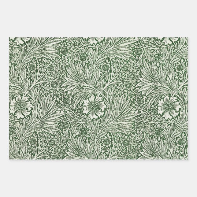William Morris Wrapping Paper Flat Sheet SET Geschenkpapier Set (Vorderseite)
