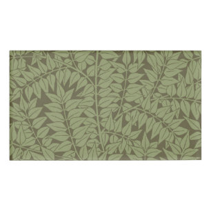 William Morris Zweig Art Nouveau klassisches Desig Namenschild