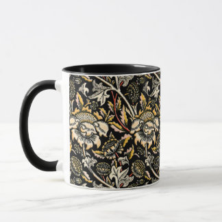 William Morrisdunkle Blumenarabeske Tasse