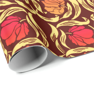 William MorrisPimpernel, verrosten Orange und Geschenkpapier