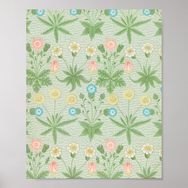 William Morris's berühmtes Daisy-Muster. Poster (Vorne)