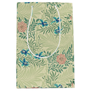 William Morris's berühmtes Larkspur-Muster Mittlere Geschenktüte