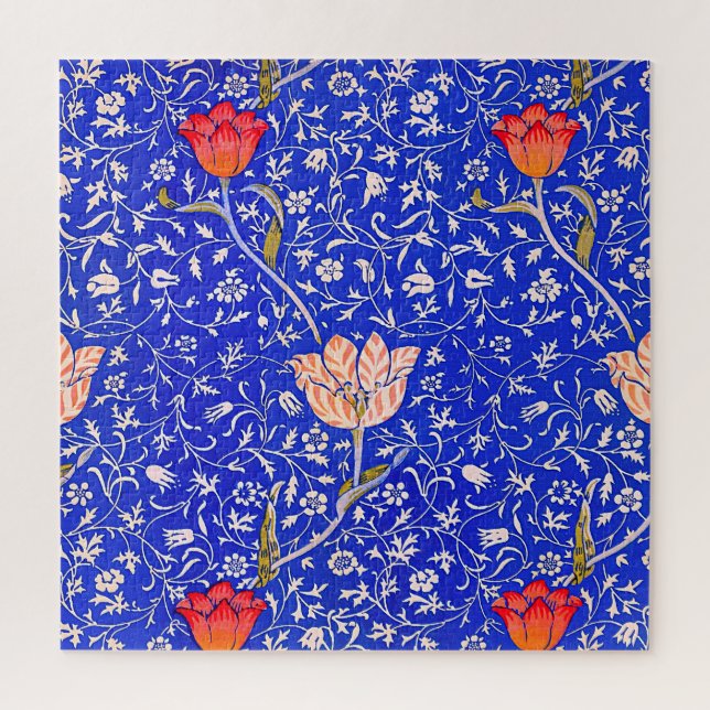 William Morris's berühmtes Medway-Muster Puzzle (Vertikal)