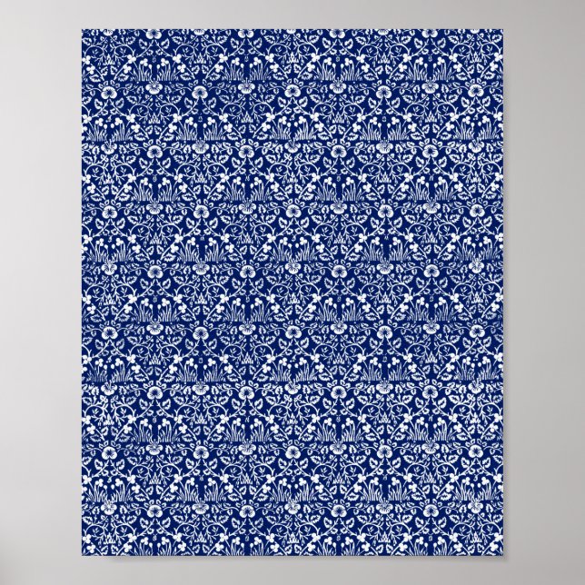 William Morris's berühmtes Muster-Augenbrauen Poster (Vorne)