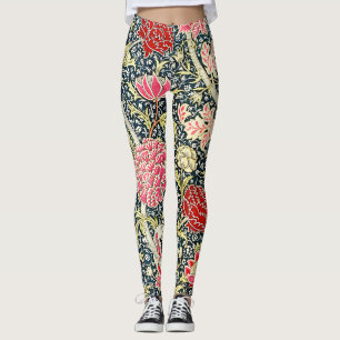 William Morris's Cray berühmtes Muster Leggings
