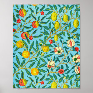 William Morris's Four Obstes berühmtes Muster Poster