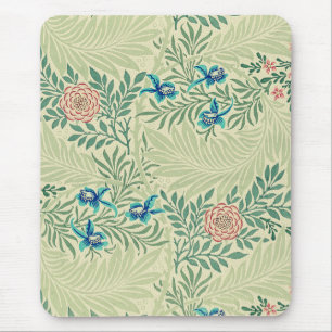 William Morris's Larkspur berühmtes Muster Mousepad