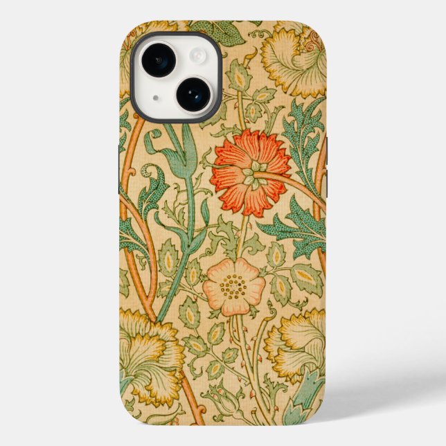 William Morris's Pink und Rose Case-Mate iPhone Hülle (Rückseite)