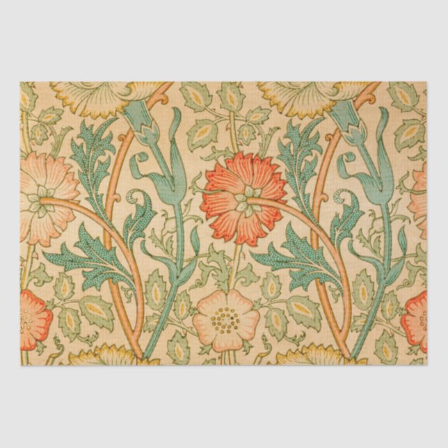 William Morris's Pink und Rose Seidenpapier (Vorderseite)