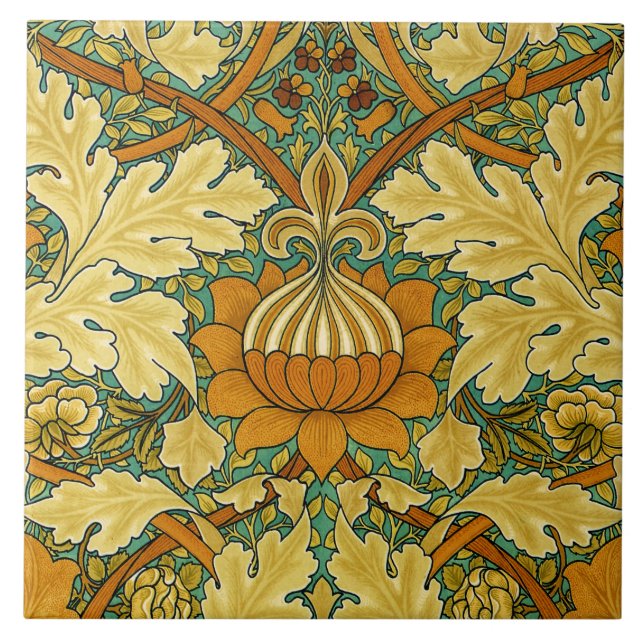 William Morris'St.James Chintz Fliese (Vorderseite)