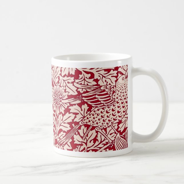 William Morrisvogel und -anemone Tasse (Rechts)