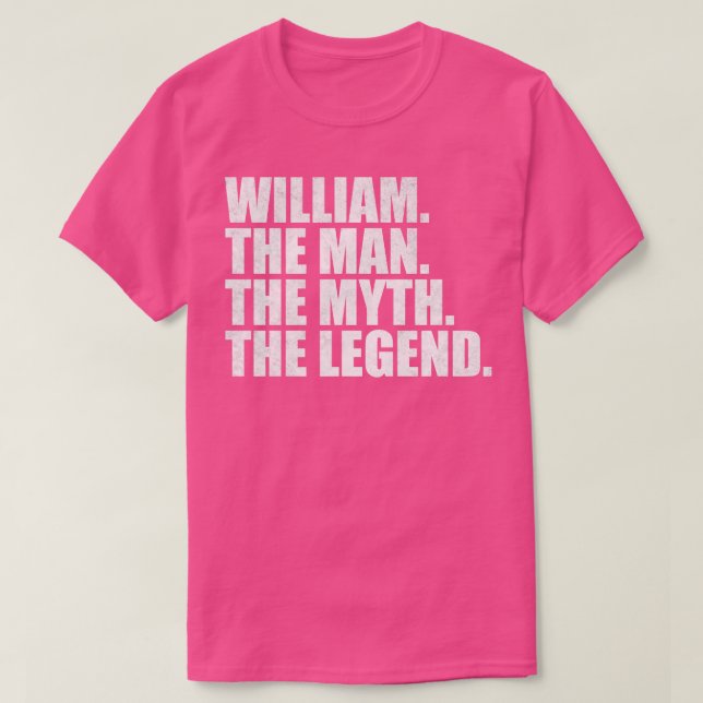 William Name William Name William T-Shirt (Design vorne)
