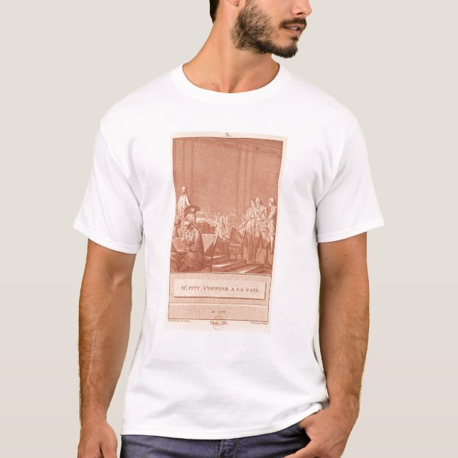 William Pitt das Älteste, das dem Frieden T-Shirt (Vorderseite)