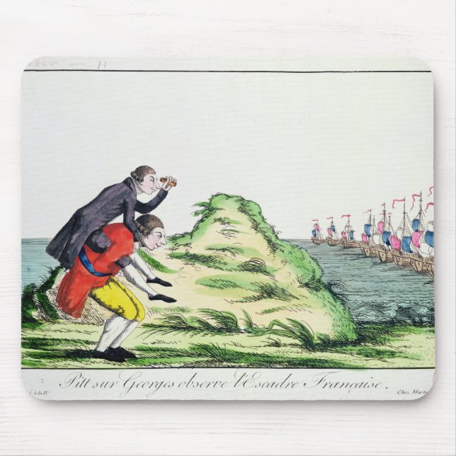 William Pitt, das französische Geschwader Mousepad (Vorne)