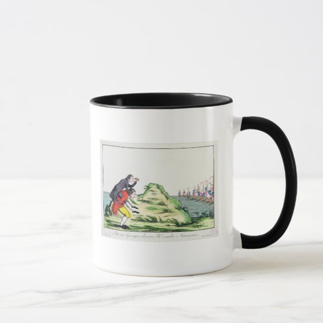 William Pitt, das französische Geschwader Tasse (Rechts)