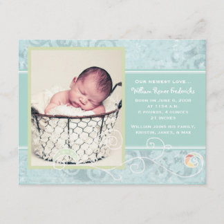 William Renee Birth Ankündigungen